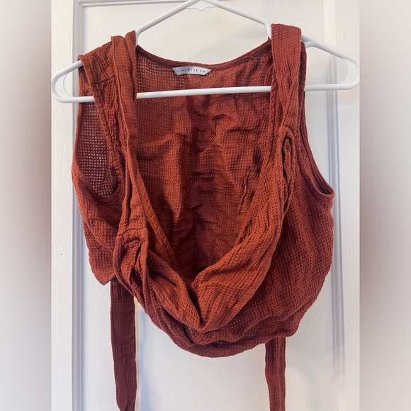 Soja terracotta, linen, wrap waffle top - Picture 5 of 6